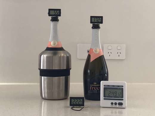 Huski Champagne Chiller performance test